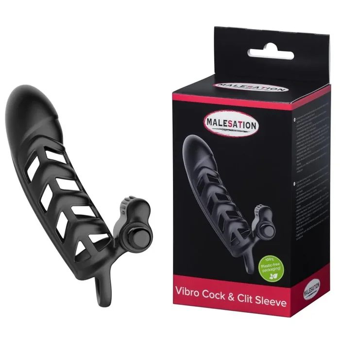 MALESATION Vibro Cock & Clit Sleeve
