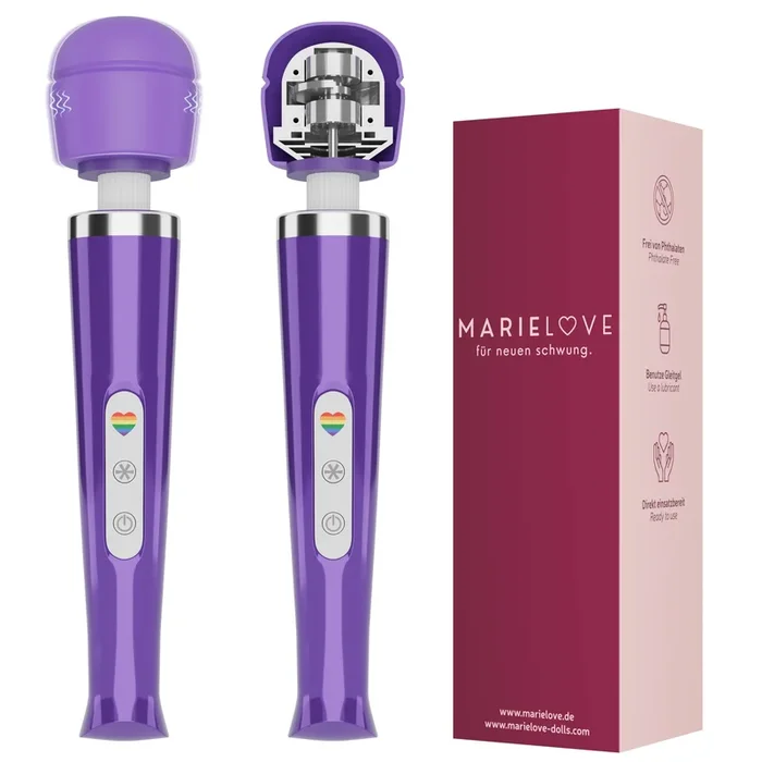 marielove Magic Wand Vibrator Magic Wand Akku Lila