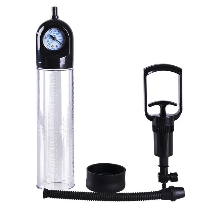 marielove Penis Pumpe mit Zuggriff und Manometer