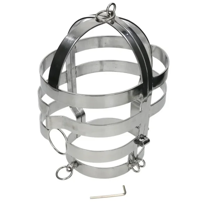 Maske Metal Hard mit Stahlkragen
