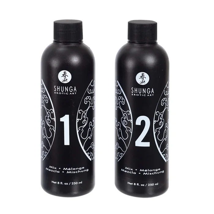 Massagegel Shunga Strawberry & Champagne, 2 x 250 ml