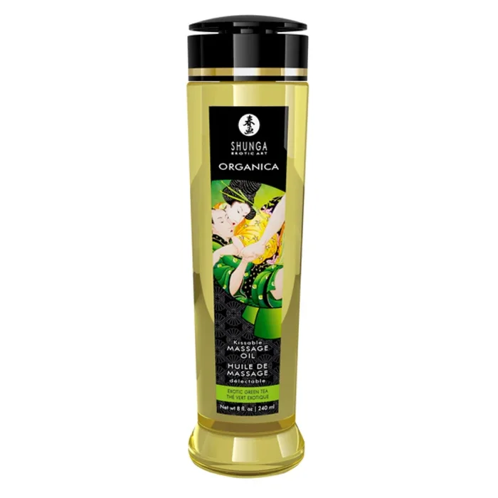 Massageöl Shunga Organica – Green Tea, 240 ml