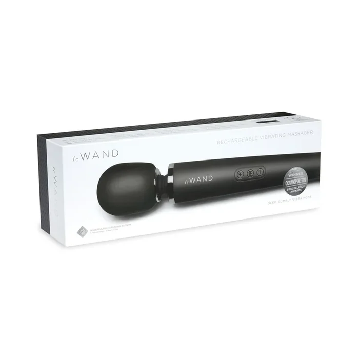 Massagestab »Le Wand« mit flexiblem Hals – Schwarz – Wiederaufladbar