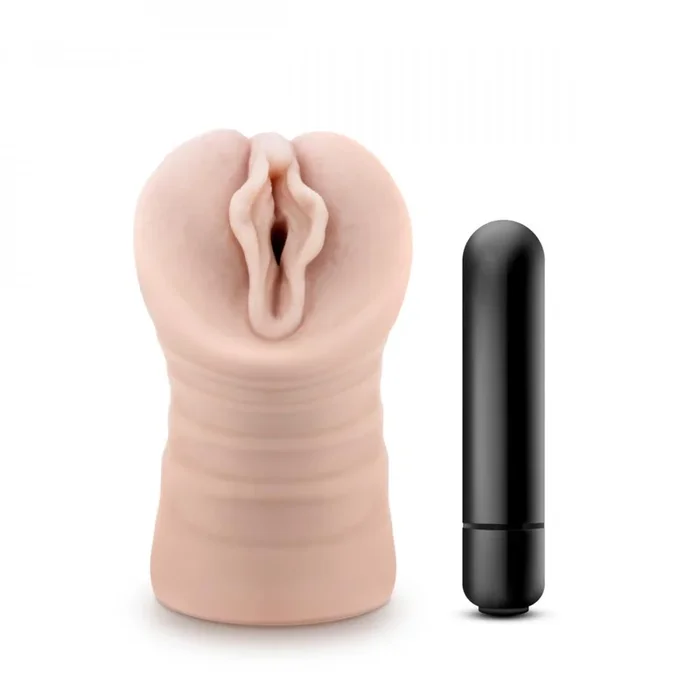 Masturbator mit Bullet Vibrator M for Men – Ashley, vagina