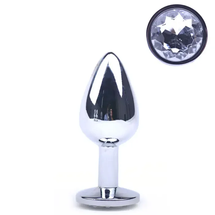 Metall Analplug – Kristall