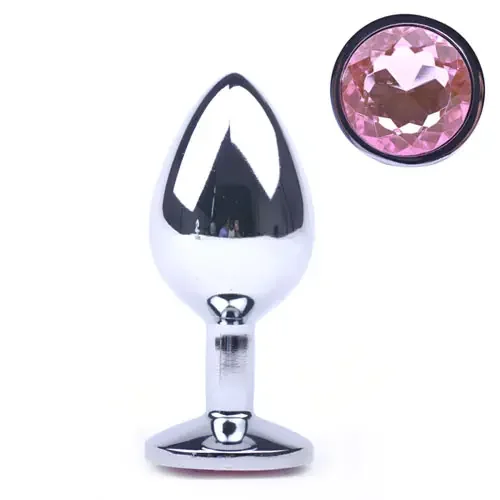 Metall Analplug – pink