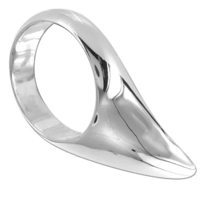 Metall Penisring Metall Hart – Tropfenform, 45 mm