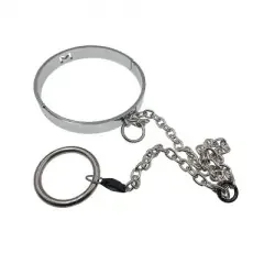 Metallhalsband mit Penisring