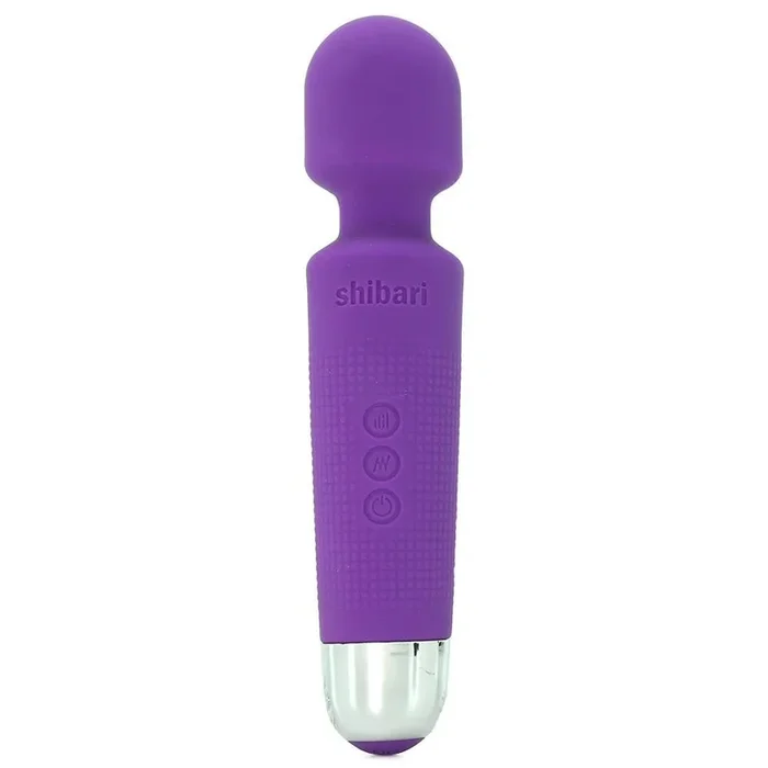 Mini Halo Wireless 20X Silicone Massager in Purple
