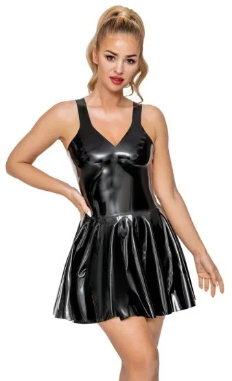 Minikleid aus Latex S