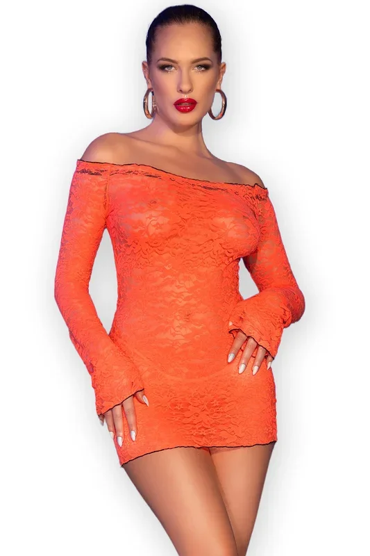Minikleid in orange