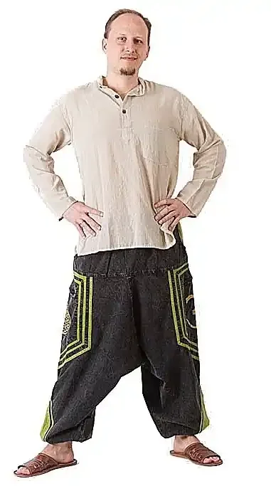 Mittelalter Hose mit Aufdruck