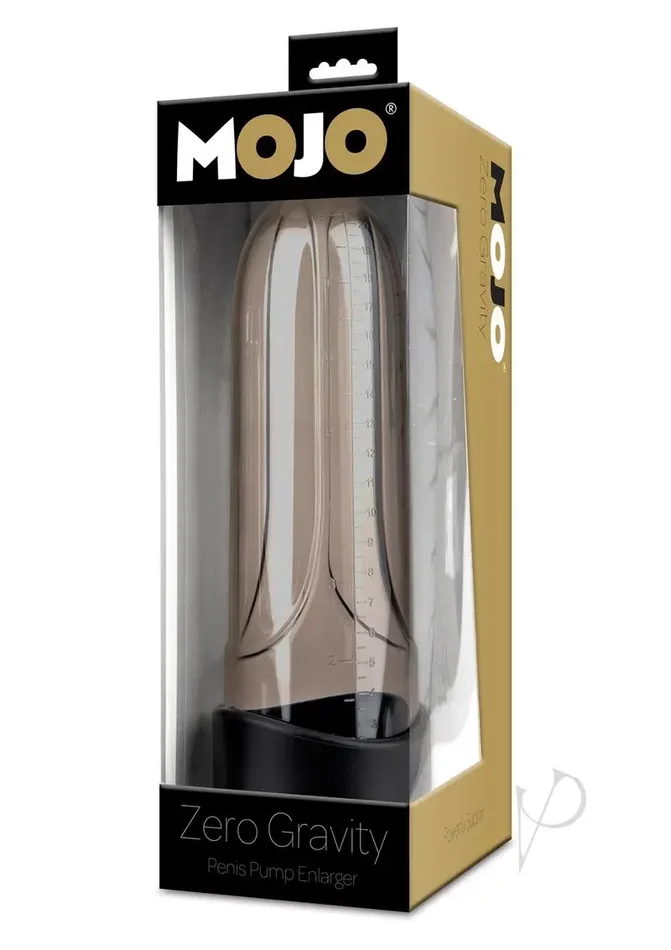 Mojo Zero Gravity Penis Pump Enlarger – Black/Smoke