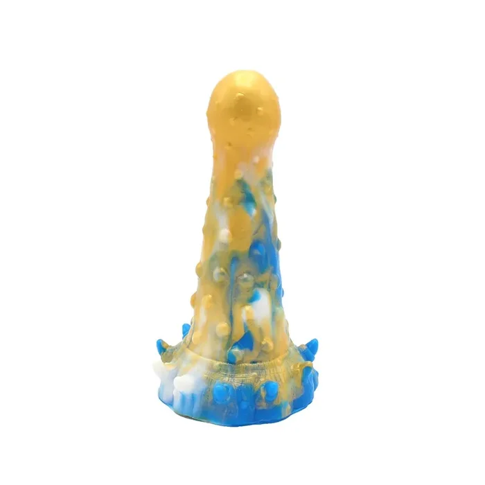 Monster Dildo ‘Beast XIV‘ gelb/blau