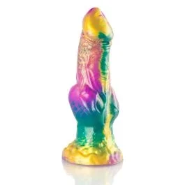 Monster Dildo Epic Iris Mit Regenbogenhoden der Lust