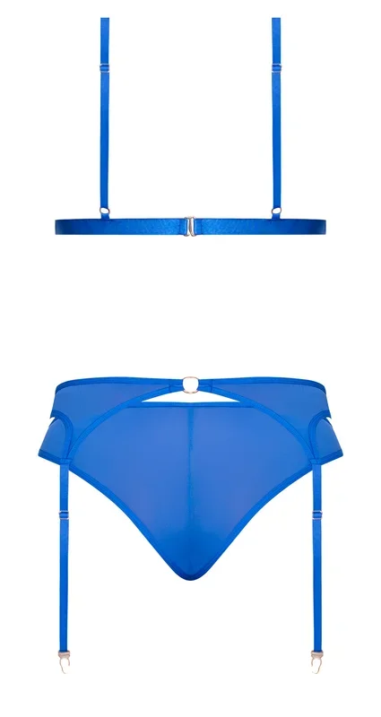 MS Sassy Bra, Garter&Rouched Panty Cob Q