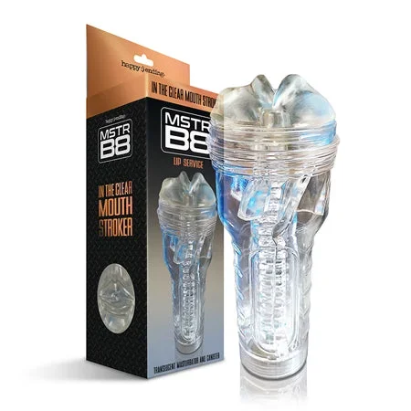 MSTR B8 In the Clear Mouth Stroker – Clear