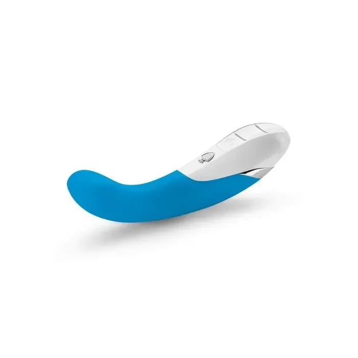 Mystim Vibrator in Violett mit gebogener Spitze