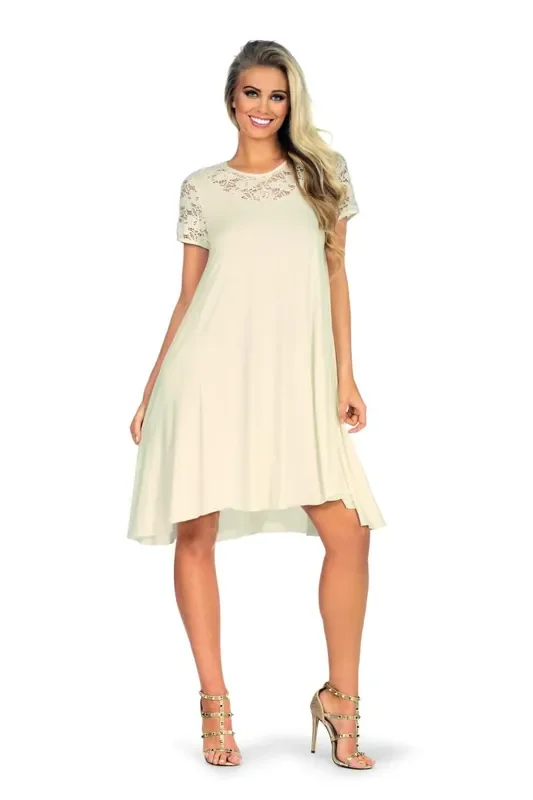 Nachtkleid ecru – Queensize