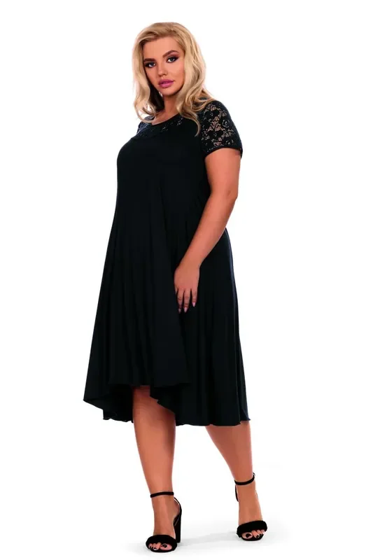 Nachtkleid schwarz – Queensize