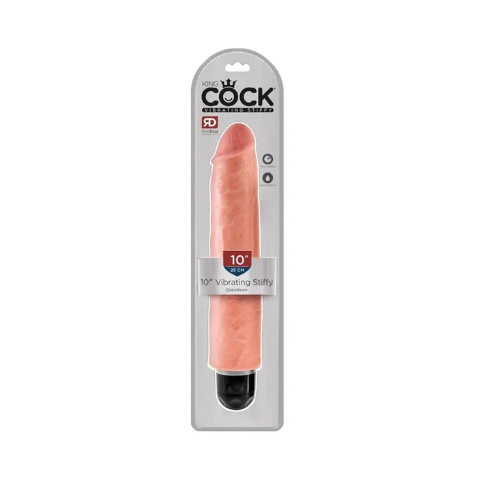 Naturvibrator mit Vibrobullet – 25,5 cm Einführlänge – Hautfarben