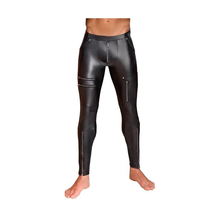 NEK StretchFit Zip-Hose in Mattlook – Schwarz – Größe – XL