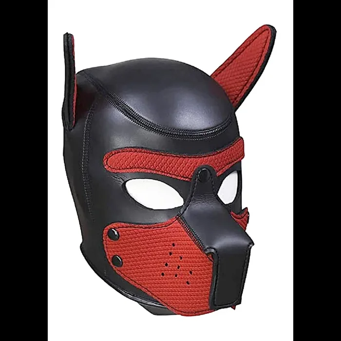 Neoprene Puppy Mask – Red
