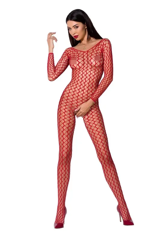 Netz-Bodystocking ouvert