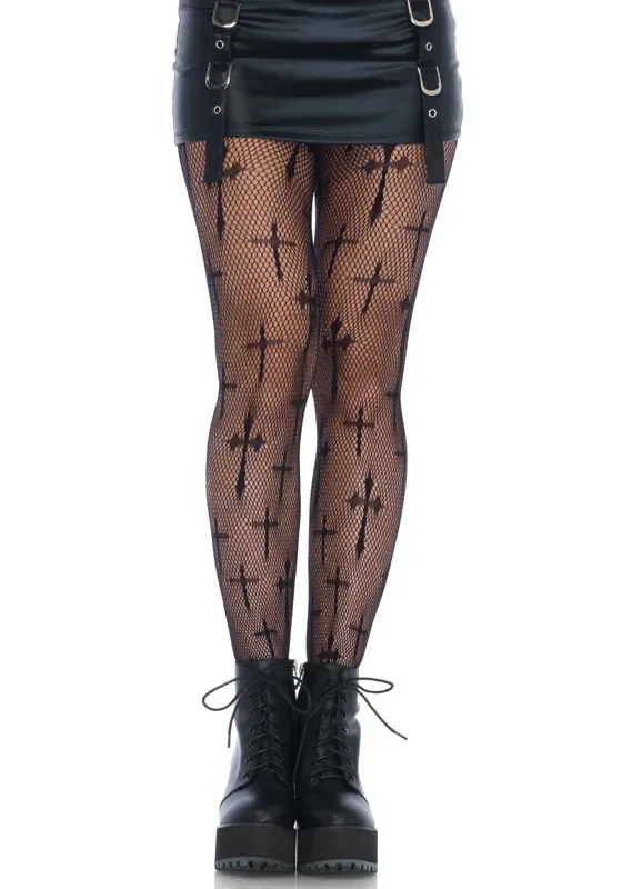 Netzstrumpfhose ‘Cross‘