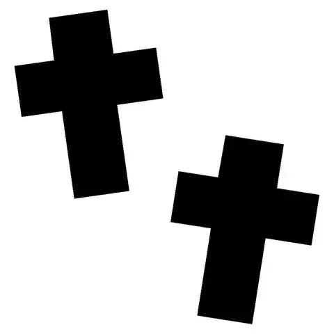 Neva Nude-Crucifix Pasties