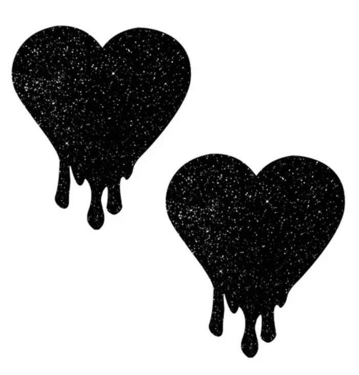 Neva Nude-Heart Black Malice Melty Glitter