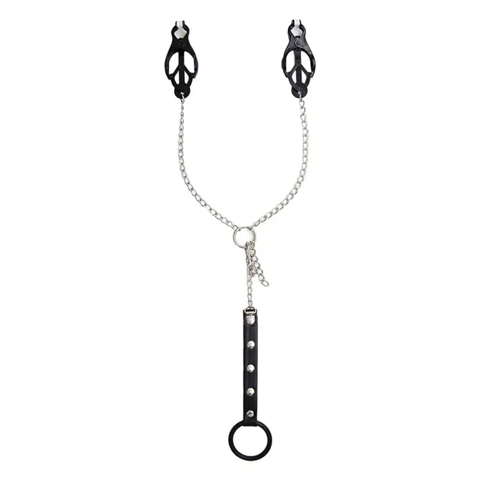 Nippelklemmen mit Kette und Leine