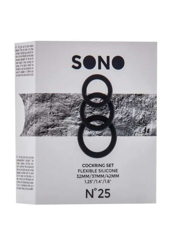 No.25 – Cockring Set – Black