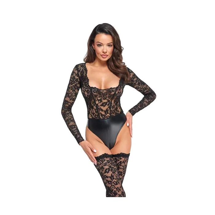 Noir Body Spitze – Größe – M