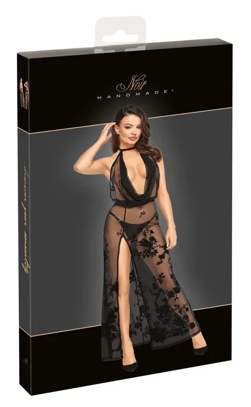 Noir Kleid lang