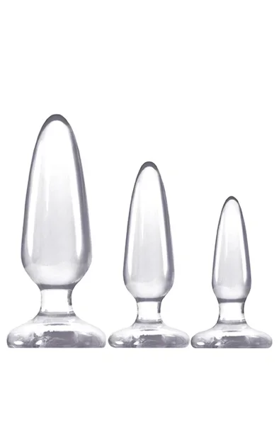 NS Novelties Jelly Rancher Analdildo Trainer-Set durchsichtig