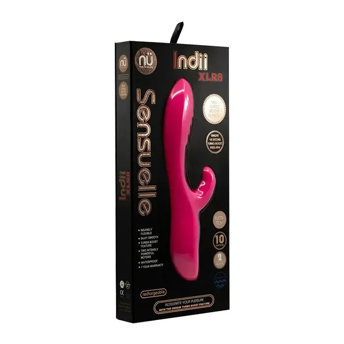 Nu Sensuelle Indii XLR8 Dual Stim Rabbit with Turbo Boost