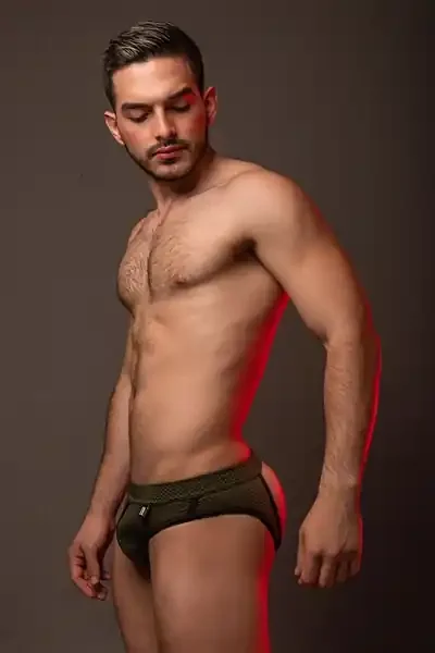 Offener Mesh Jock