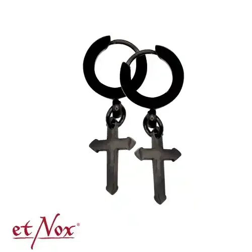 Ohrringe „Schwarzes Kreuz“