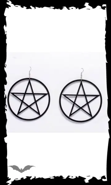 Ohrringe Pentagramm