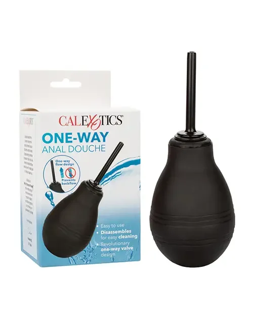 One-Way Easy Squeeze Anal Douche – Black