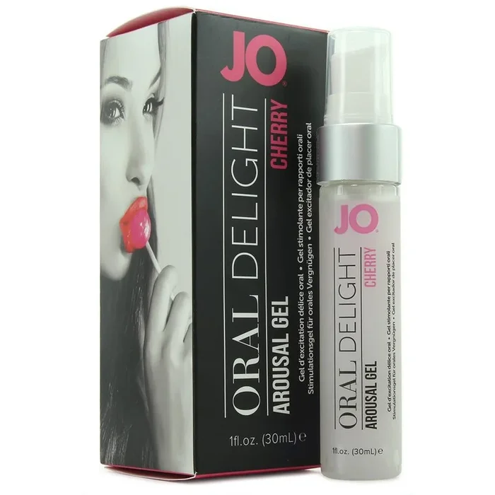 Oral Delight Arousal Gel 1oz/30mL in Cherry
