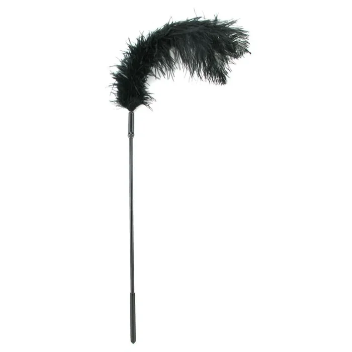 Ostrich Feather Body Tickler in Black