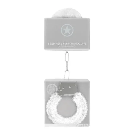 Ouch Beginner’s Handcuffs Furry – White