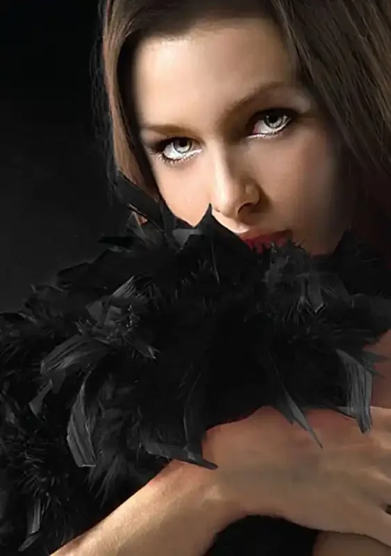 Ouch Boa in Schwarz