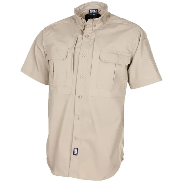 Outdoor Hemd ‘Attack‘ kurzarm Rip Stop khaki