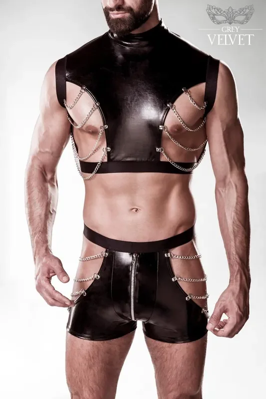 Outfit in Lederoptik MEN