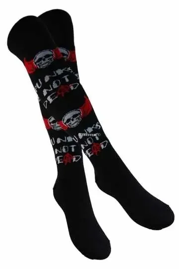 Overknee Strümpfe – Punks Not Dead