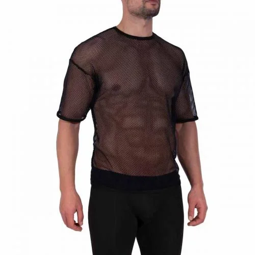 »Oversize Tee« aus Netz von Manstore M2321