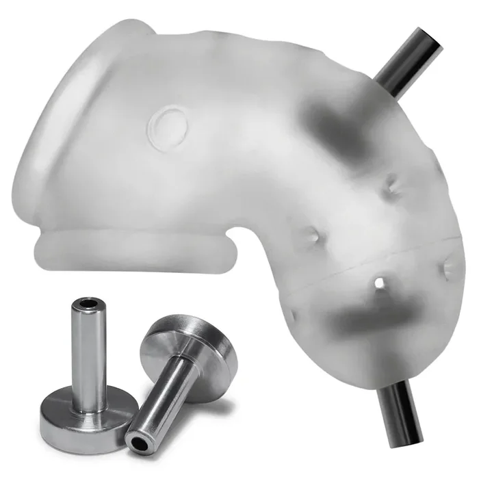 Oxballs – Airlock Electro Air-Lite Vented Chastity Clear Ice